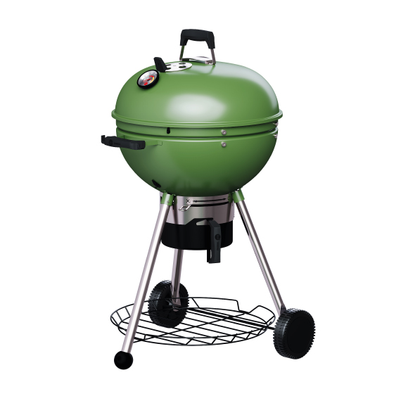 Гриль угольный 800 Degrees Teriberka 57 Slow 'N Sear Green Greece Olive