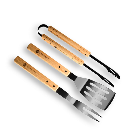 Набор грильмена Red Line 800 Degrees Stainless Steel BBQ Bamboo Tools Set